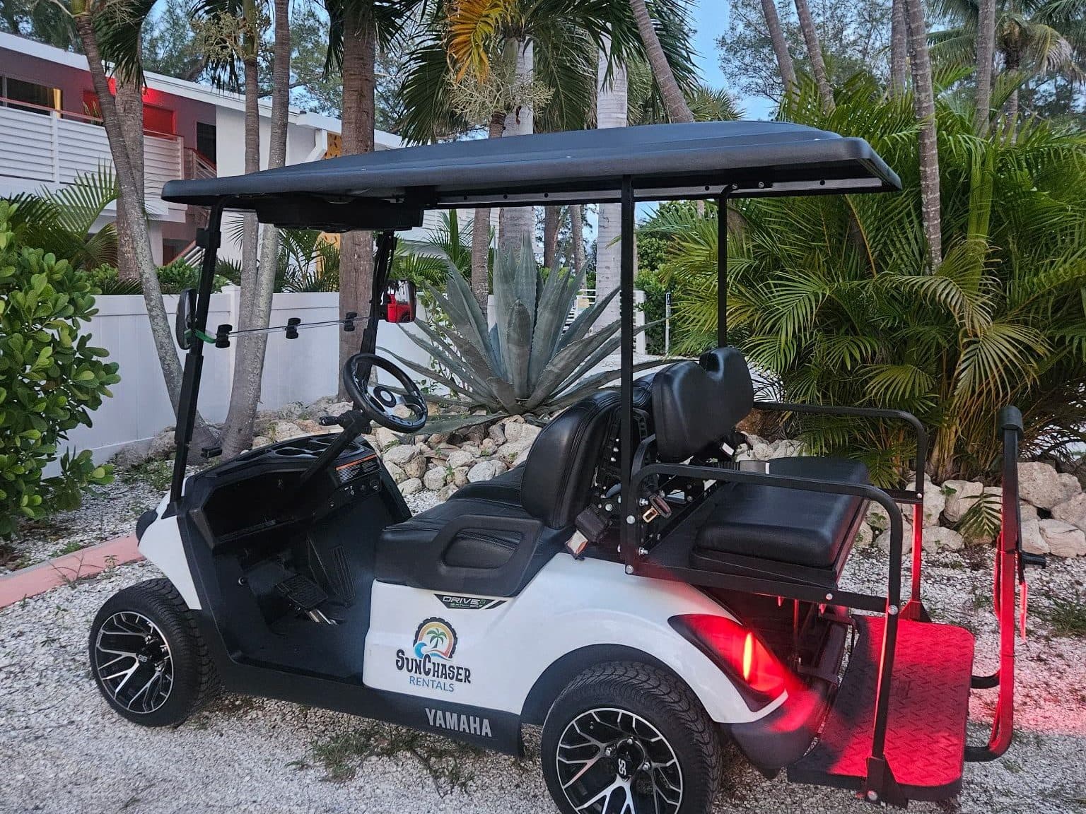 4-Passenger Gas Golf Cart (Yamaha) — 4-seat street-legal LSV
