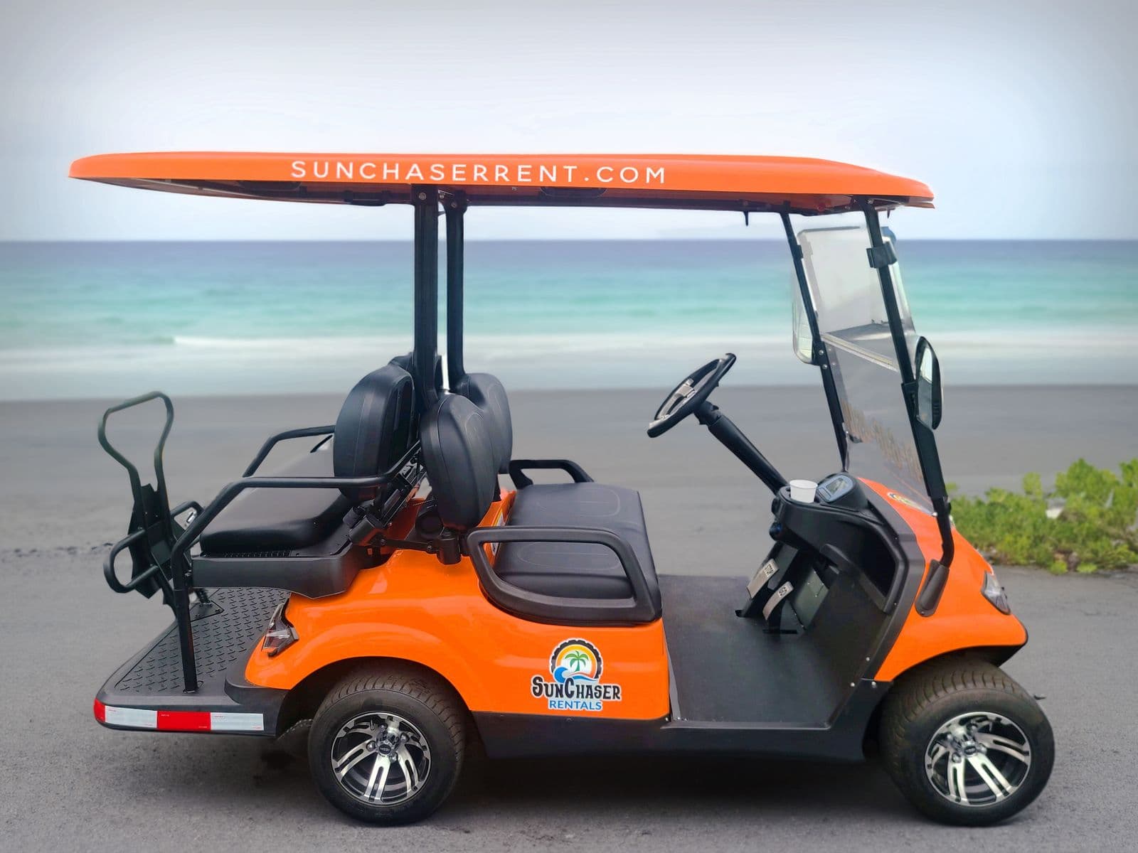4-Passenger Electric Golf Cart — 4-seat street-legal LSV