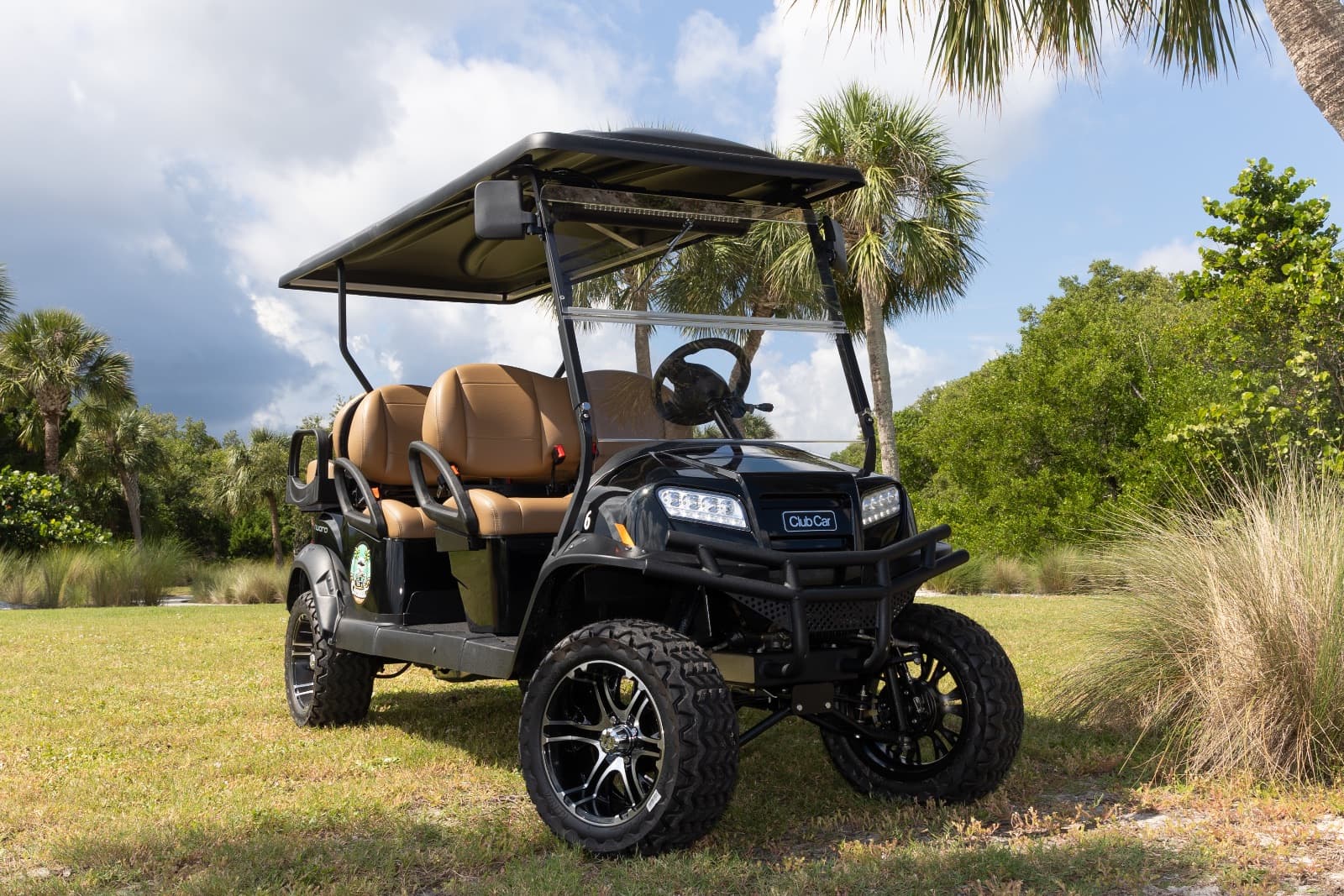 Premium 6-Passenger (Club Car, Gas) — 6-seat street-legal LSV — another view