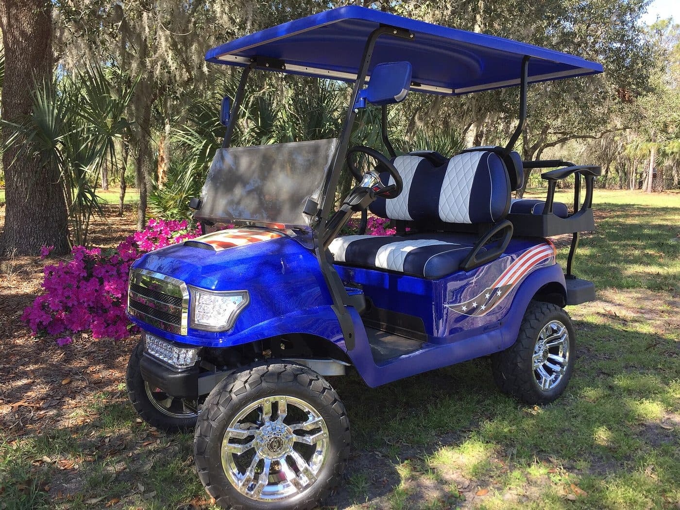 4-Seater Street-Legal Cart — 4-seat street-legal LSV