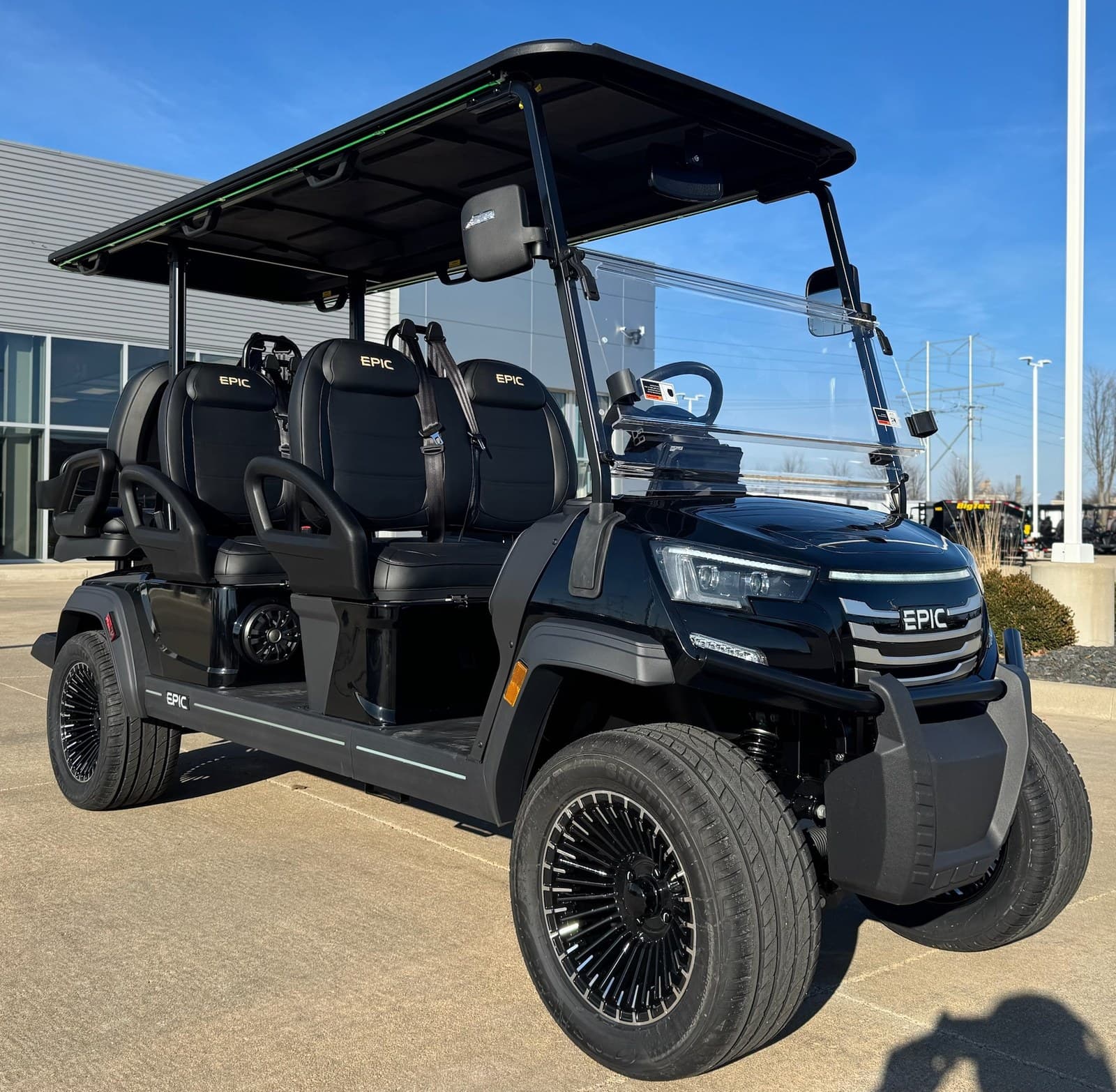 8-Seater Street-Legal Cart — 8-seat street-legal LSV
