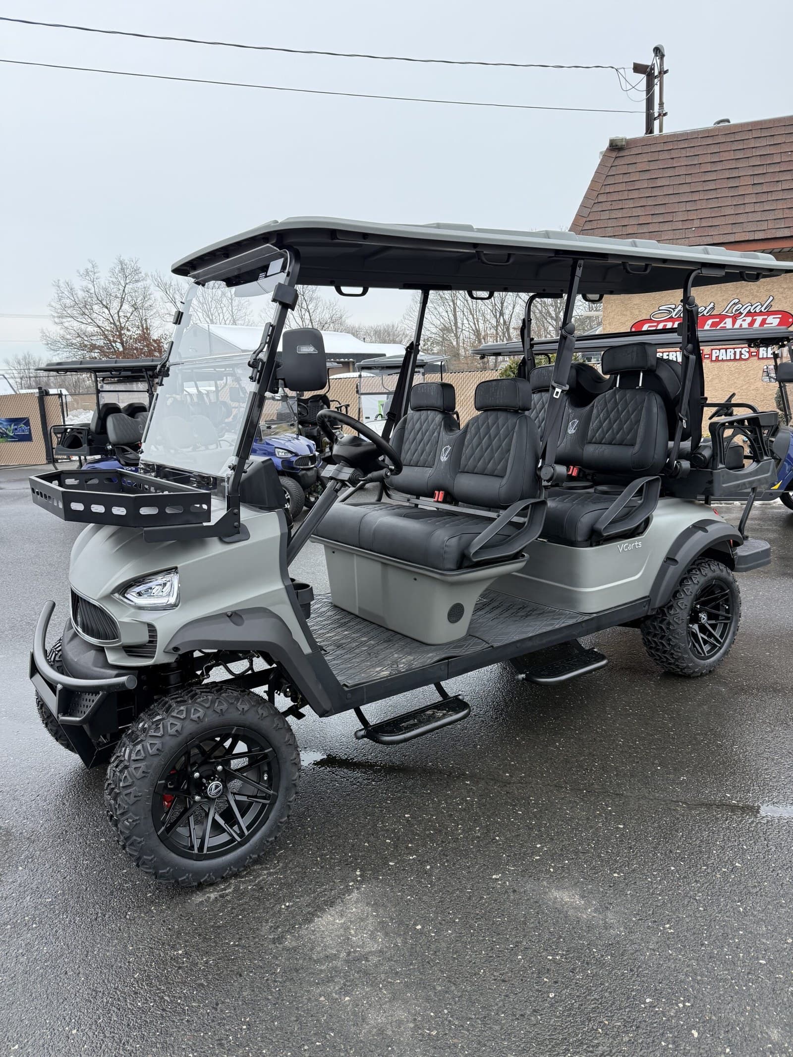 6-Seater Street-Legal Cart — 6-seat street-legal LSV