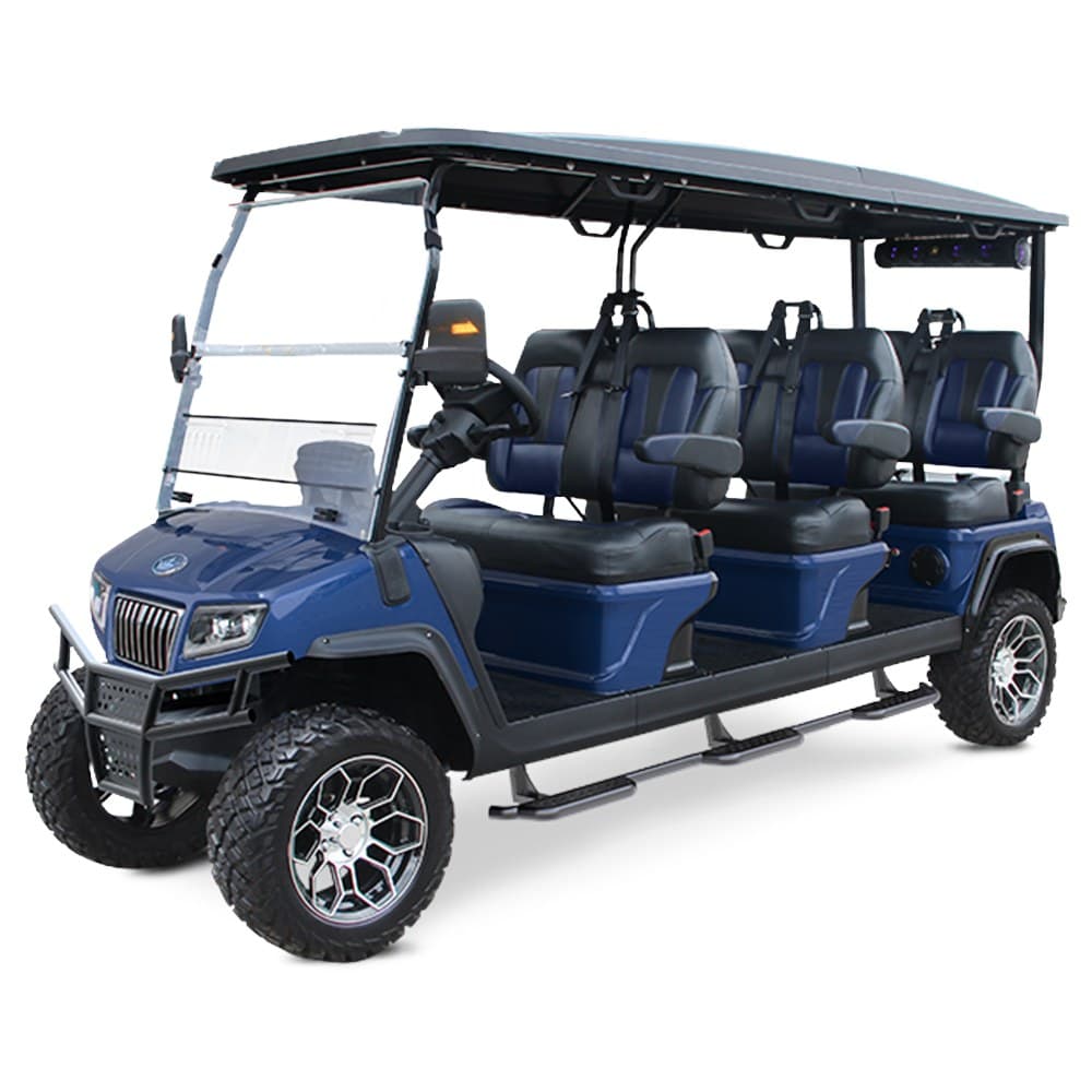 6 Passenger Luxury Street-Legal (All-Forward-Facing Seats) — 6-seat street-legal LSV