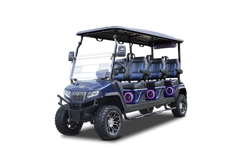 6-Seater Street-Legal Cart — 6-seat street-legal LSV
