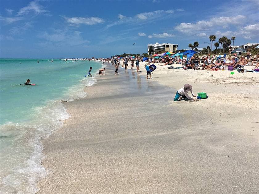 Lido Key & St. Armands — Circle shopping, calm Gulf water, minutes to downtown